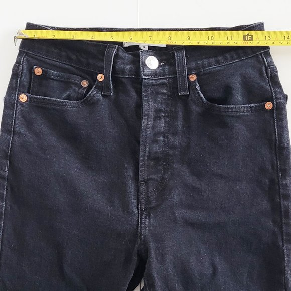 Re/Done - Levi's Originals High Rise Ankle Crop Women's Jeans - Size 26 - Picture 10 of 14